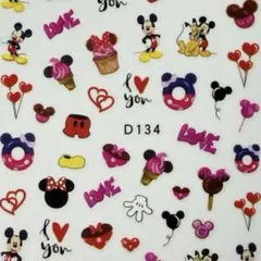 ネイルシール ミッキー ミニーちゃん お菓子 プルート ディズニー キャラクター