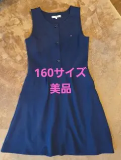 TOMMY HILFIGER ノースリーブ ワンピース ネイビー★160★のサムネイル