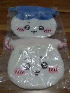 ちいかわおかお巾着①　ちいかわ　ハチワレ　セット売り