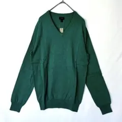 J.CREW COTTON CASH V-NECK Vネック（XS）グリーンのサムネイル