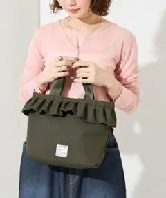 新品 FREAK'S STORE フリル2WAYハンドショルダーバッグ
