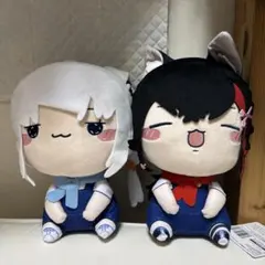 ホロライブ もちぴこBIGぬいぐるみ 白上フブキ 大神ミオ 2種セット