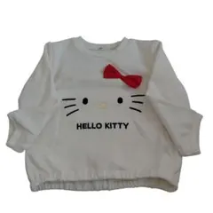 タグ付き☆キティちゃんの裏起毛トレーナー(90)