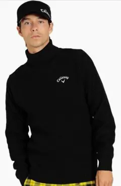 未使用品！Callaway キャロウェイ メンズ タートルネックニットゴルフ
