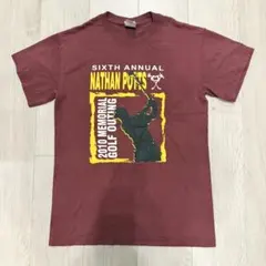 GILDAN Ultra Blend Tシャツ バーガンディ S プリント