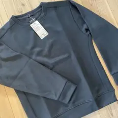 新品　無印良品　スウェットシャツ Sサイズ　ブラック