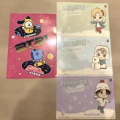新品未使用♡非売品BT21 タイニータン クリアファイル テテ グク ジミン
