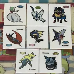 ポケモン ポケモンパン デコキャラシール メガシンカ 8枚セット