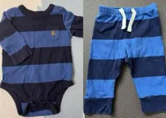 GAP ロンパース・ジャンプスーツ・パンツセット ネイビー・ブルー