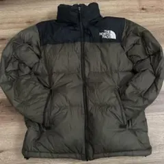 THE NORTH FACE ダウンジャケット オリーブグリーン/ブラック