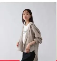 グローバルワークUVプロテクトフードシャツ　新品LEPSIM