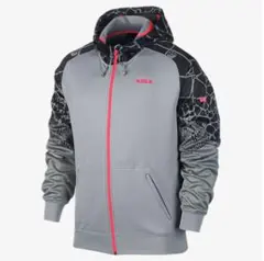 Nike Therma-Fit パーカー L グレー/ブラック/ピンク