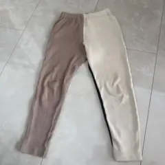 ブリーズ 子供 マルチカラー リブパンツ ロングパンツ ストレッチ 120