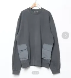 BAL バル PIGMENT DYED CREW SWEAT