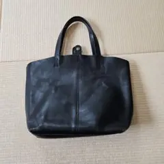 黒レザートートバッグ