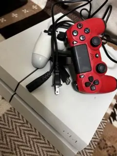 PlayStation 4 本体 赤色コントローラー付き