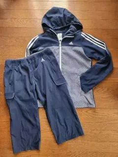 adidas ジャージ上下セット M　climalite