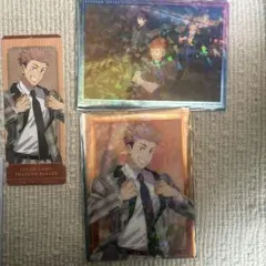 ファンパレ　虎杖悠仁　クリアカード　伏黒恵　釘崎野薔薇　2枚セット＋購入特典