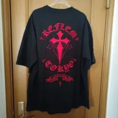 美品✨️REFLEM オーバーサイズTシャツ 黒/赤のサムネイル