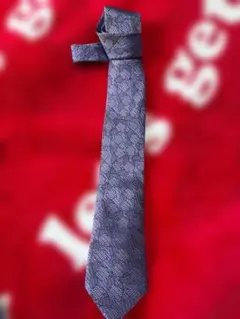 エルメネジルド・ゼニア シルク ネクタイ 紫