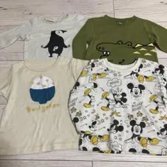 ベビー トップス 4枚セット 80cm 90cm長袖　Tシャツ