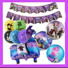 フォートナイトバルーン　誕生日バルーン
