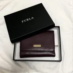 FURLA フルラ 三つ折り財布 ボルドー