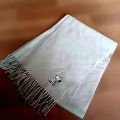 スヌーピー刺繍フリンジストール