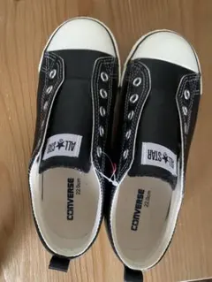 ほぼ新品　タグ付き　ひもなし　CONVERSE ALL STAR 22.0cmのサムネイル
