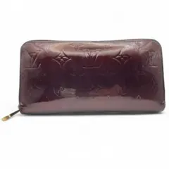 ルイヴィトン　長財布　ヴェルニ　ジッピーウォレット　アマラント　M93522