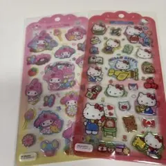 【新品未使用】ドロップジェリー シール キティ マイメロ 2個セット