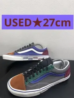■USED★27cm★バンズ VANS STYLE 36 MULTI■