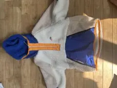 y*o様 NIKE フリースジャケット フード付き ホワイト/ブルー/オレンジ