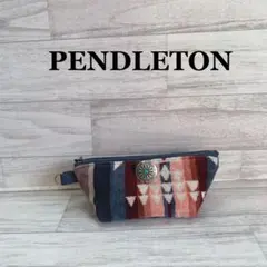 20785 ペンドルトン リメイク　ペンケース　ポーチ　キャンプ♡ネイティブ♡