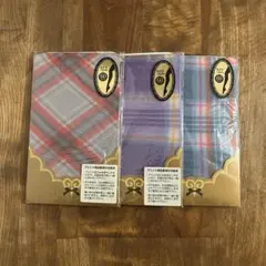 チュチュアンナ　柄タイツ　チェック　3足セット