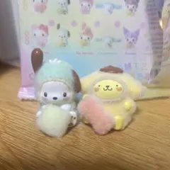 サンリオキャラクターズ　シークレットマスコット　　プリン　ポチャッコ