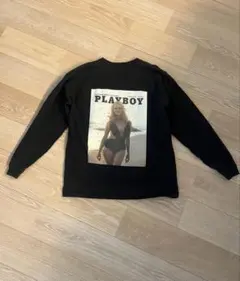 PLAYBOY 長袖 Tシャツ ブラックのサムネイル