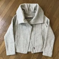 PAGEBOY ハイネック　ショートコート　アウター　ジャケット　グレー