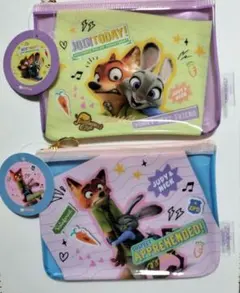 ズートピア　ポーチ タグ付き 2つ バラ売り可