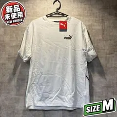 新品　プーマ Tシャツ M ホワイト MIX CLOTH 高機能 ドライ　ゴルフ