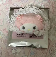 サンリオ　シークレットヘアクリップ ホワイトフリル デザインシリーズ