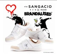 via SANGACIO×BRANDALISED スニーカー ホワイト 26のサムネイル