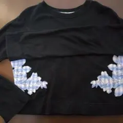 CARVEN 花柄 アップリケトレーナー