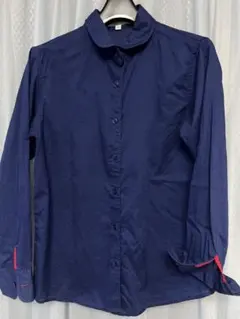 INES DE LA FRESSANGE ネイビー長袖シャツ Sサイズ ユニクロ