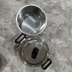 ステンレス製 パスタポット 蒸し器 鍋セットのサムネイル
