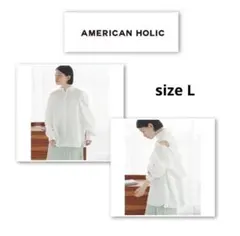 AMERICAN HOLIC★デザインスリーブシャツ