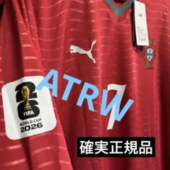 【正規W杯パッチ付】 ポルトガル代表 ユニフォーム ロナウド 長袖 Lサイズ 正規W杯パッチ付】 ポルトガル代表 ユニフォーム ロナウド 長袖 L