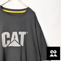 Caterpillar　USA企業Tシャツ　ビッグロゴ　オーバーサイズ　ブラック