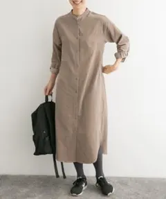 アーバンリサーチドアーズ コーデュロイシャツワンピースM