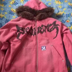 ピンク パーカー